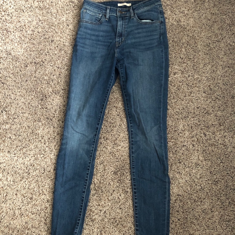 Levi 721 High Rise Skinny Jeans